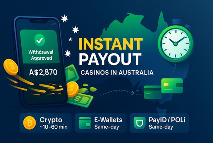 Instand payout pokies and slots Australia, fast withdrawals