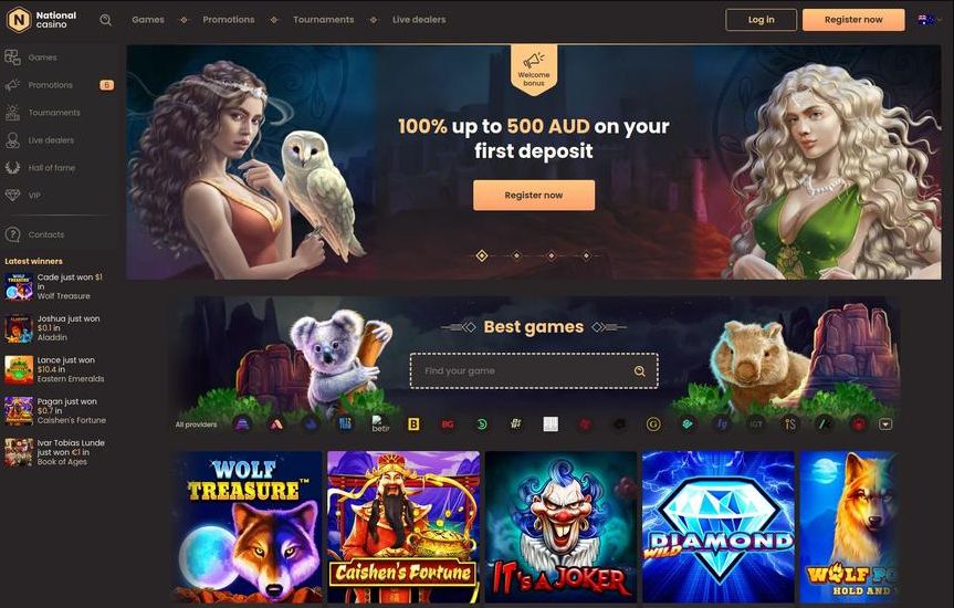 National Casino Pokies and Slots Australia