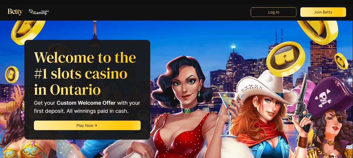 Betty Online Casino Canadian Review and slots